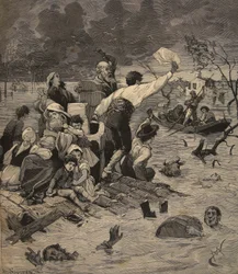 Floods in Consuegra, Spain, from 